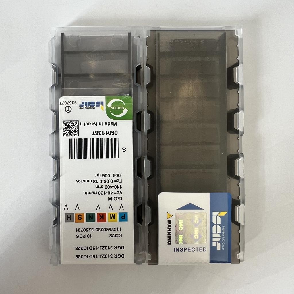 ISCAR / DGR3102J-15D IC328  / Industrial indexable Carbide Inserts 10 Pcs