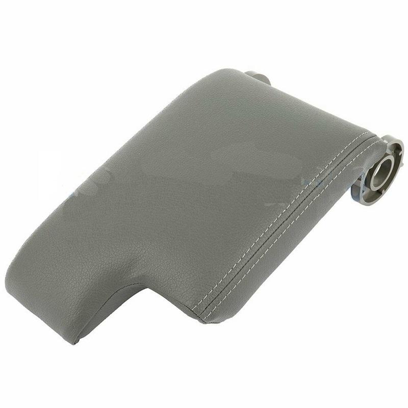 PU Leather Car Center Console Armrest Cover Replacement Kit For BMW E46 3 Series 1999 2000 2001 2002 2003 2004 LHD
