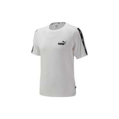 T-shirt a Maniche Corte Traspirante Semplice Girocollo Stile Sportivo Retro Uomo Top Bianco 670931-02