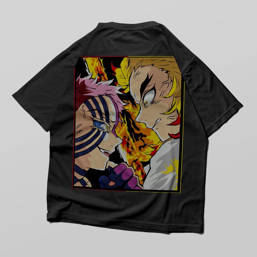 Anime Demon Slayer Character Graphic TShirt 100Cotton Oversized unisex Shirt Unisex Short Sleeve ONeck Women Y2k Selling Popular