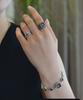 Vivus Ventana Diamant Bold Sealing Antique Silver Ring (Type B)