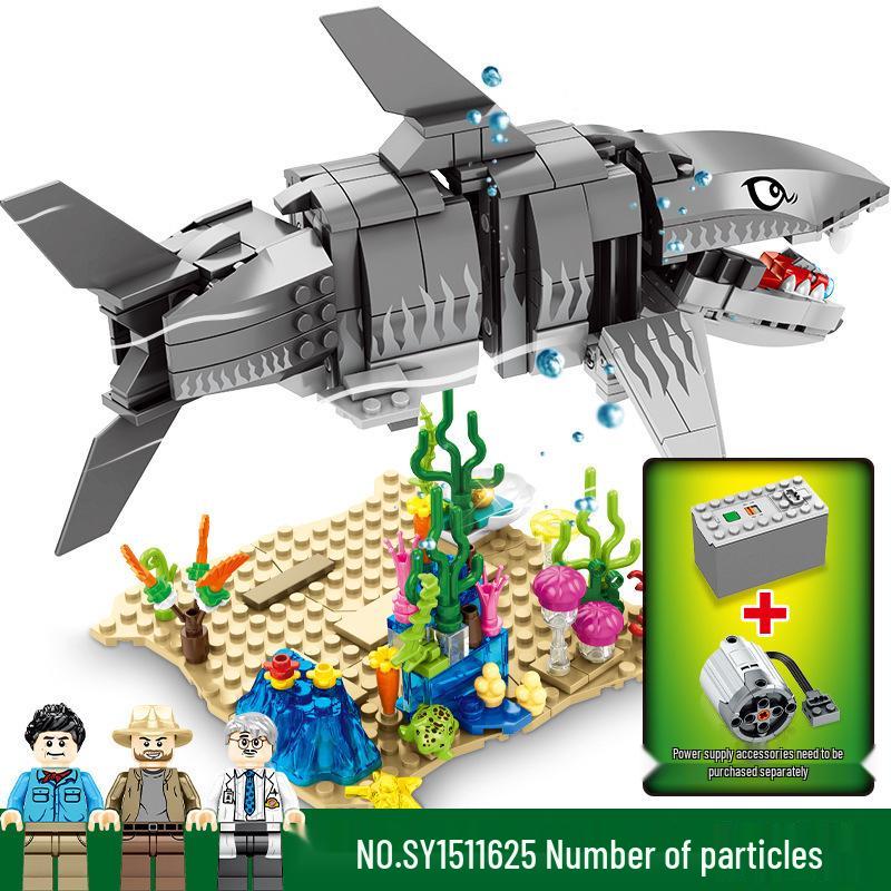 Jia Zhi Shark Building Blocks Educational Toy for Kids
