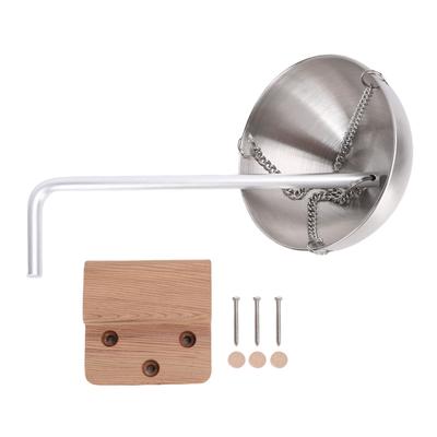 Sauna Aromatherapie Schale Sauna Ölbecherhalter Edelstahl Ätherisches Öl Duft Diffusor Schale für Sauna Spa Semi