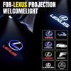 2pcs Car Door LED HD Welcome Courtesy Shadow Projector Lamp Logo Light For Lexus ES240 ES250 ES350 IS250 IS300 RX270 GS NX300 RX