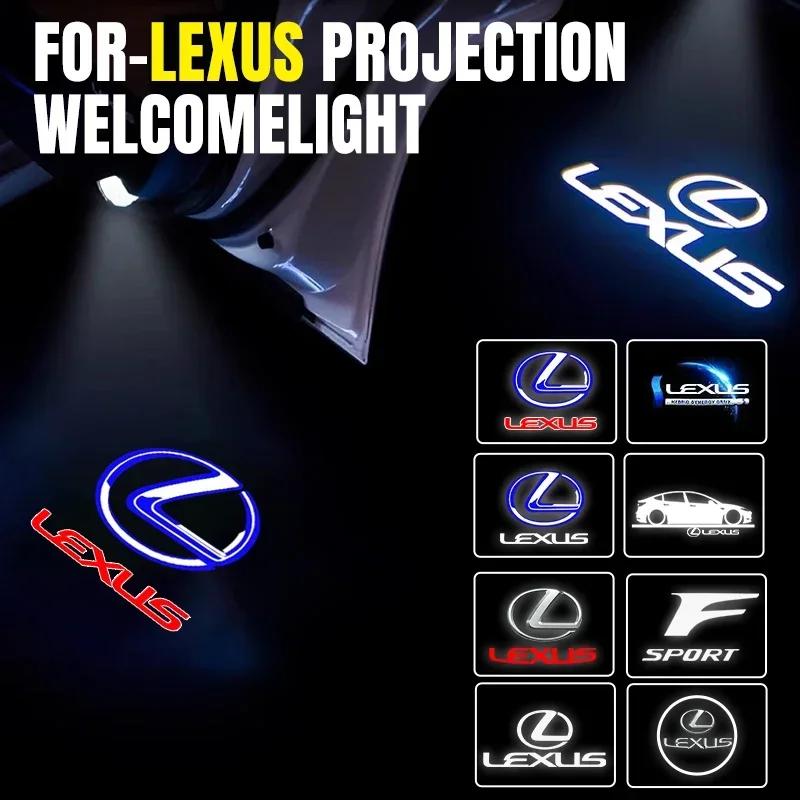 2pcs Car Door LED HD Welcome Courtesy Shadow Projector Lamp Logo Light For Lexus ES240 ES250 ES350 IS250 IS300 RX270 GS NX300 RX