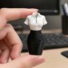 OL Woman Bust Pen Holder 3D Printed Desk Organizer Creative Flower Vase Decor