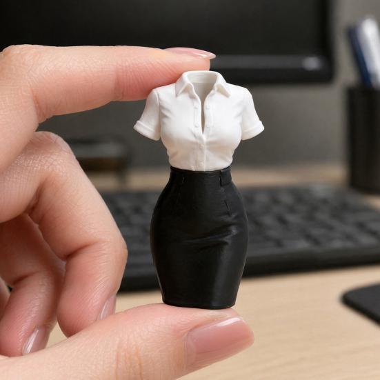 OL Woman Bust Pen Holder 3D Printed Desk Organizer Creative Flower Vase Decor
