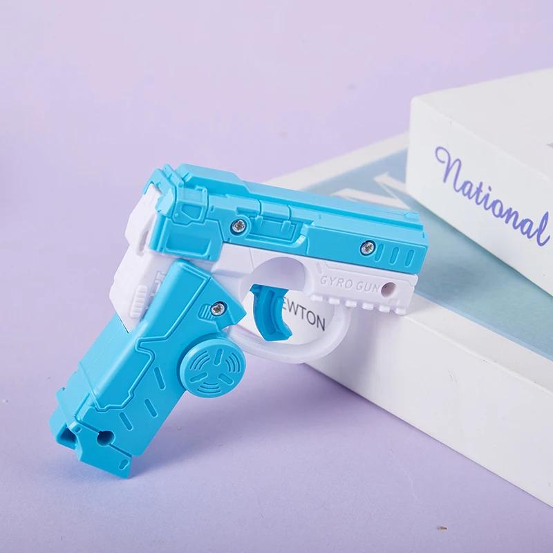 Model imprimat 3D Gravity Straight Jump Mini jucărie Pistol cu ​​morcovi Pistol de jucărie cu glonț cu ridichi Jucărie pentru ameliorarea stresului pentru copii Cadou de Crăciun