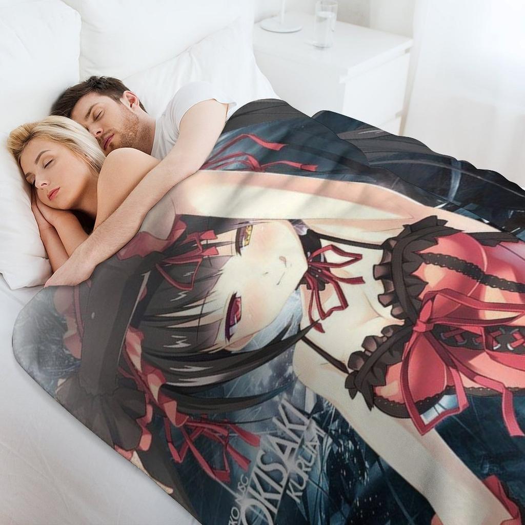 Kurumi tokisaki - date a live Throw Blanket Warm Comfortable Blanket Gift for Parents Friends