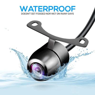 Car Rear View Camera with Video Cable Night Vision Reversing Auto Parking Camera IP68 Waterproof CCD LED Auto Backup Monitor HD