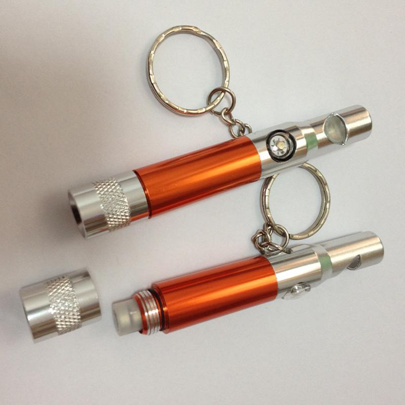 Whistle With Flashlight Quality Emergency Kit Keychain Climbing Keyring Portable Survival Outdoor Whistle 3-In-1 Flashlight Comp