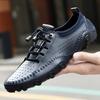Fashion Men's Casual Summer Shoes Sneakers Men Genuine Leather New Outdoor Shoes Men Loafers Vintage Designer Leisure Big Size 38-47