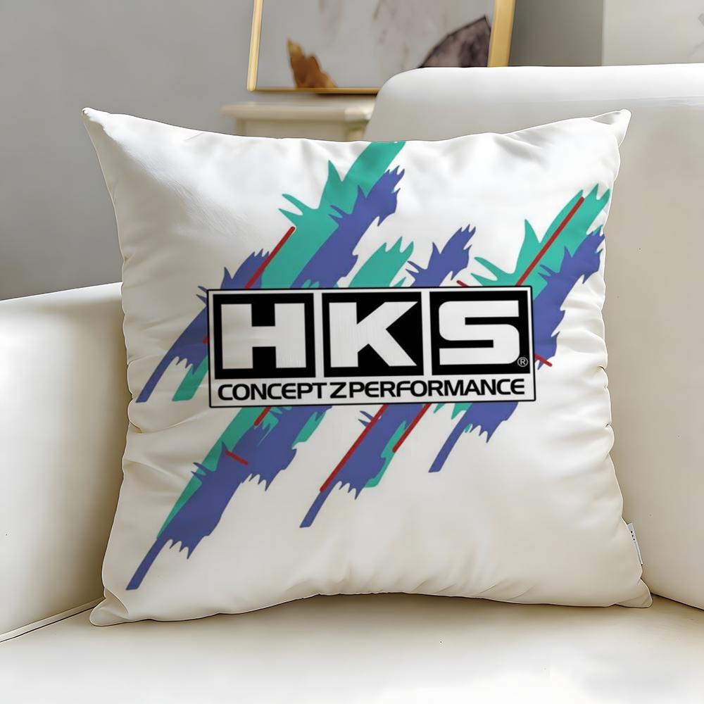 classic brand HKS Cushion Cover Soft  EasyWash Pillow Case  Versatile for Couch Bed Travel and Office