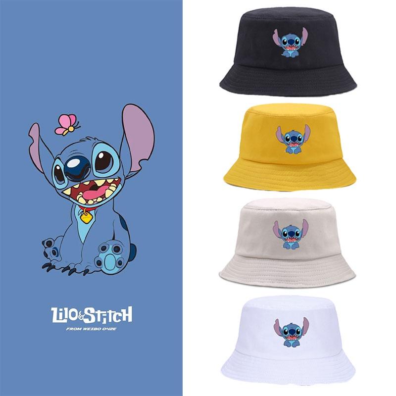 Disney Lilo And Stitch Stitch Pink Tie Dye Bucket Hat Uv Protection And Breathable Fabric