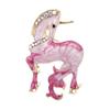 SKEDS Luxury Crystal Animal Rabbit Dog Brooches For Women Men Enamel Fashion Accessories Women's Men's Buckle Badges Brooch Pin