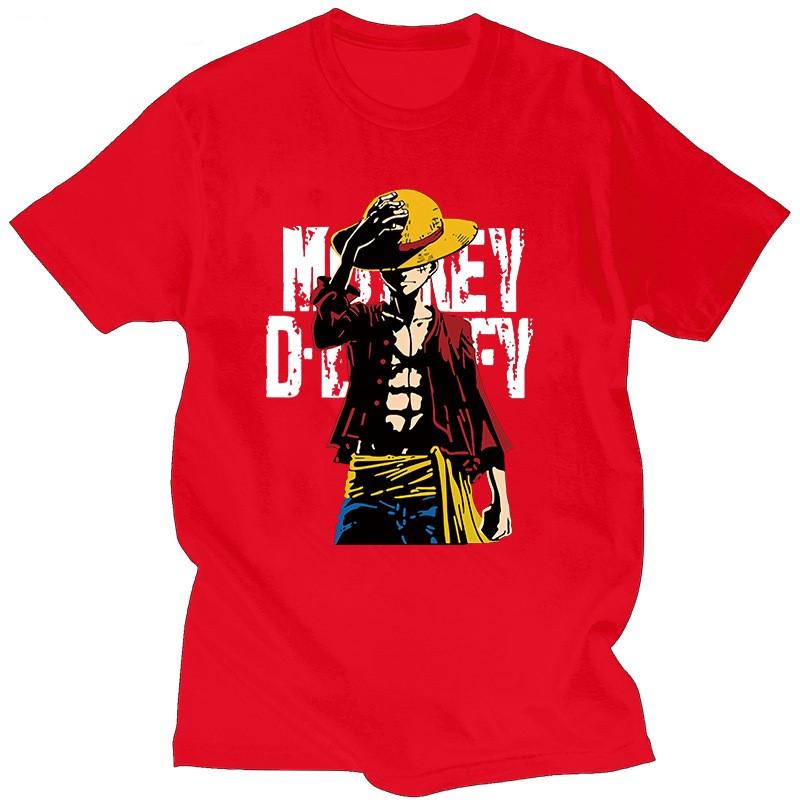 

Summer Day Man Theme ONE RIECE Luffy Cotton Short Sleeve European Size Men s Handsome Cartoon T-Shirt 4XL