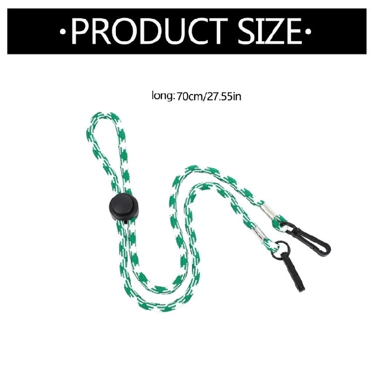 Bucket Hat Retention Cord Braided Chin Strap with Adjustable Cord Lock Double End Clip for DIY Hat Repair, Travel, and Fishing Use