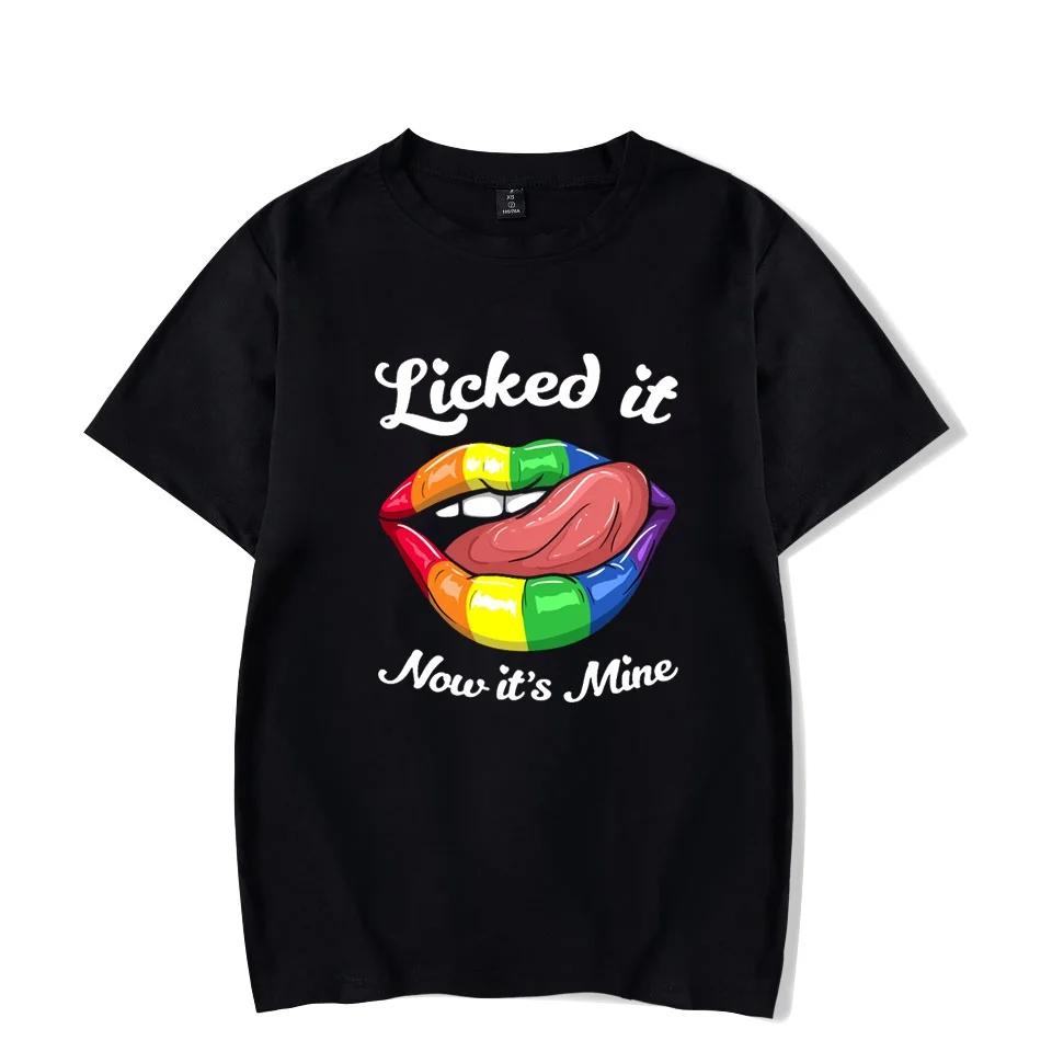 2024 Fashion Lgbt Pride Short Sleeve O Neck Funny Unisex Gay Shirt  Casual Lesbian T Shirt Tops
