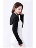 Women's Sleeveless Summer Shawl: Pure Cotton Shoulder Pads, Long-Sleeved Arm Sleeves, Thin Air Conditioning Protection