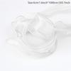 10M Sheer Wired Organza Ribbons with Golden Edge Chiffon Ribbon Wrapping Gift Box Wedding Bridal Bouquet Christmas Decoration