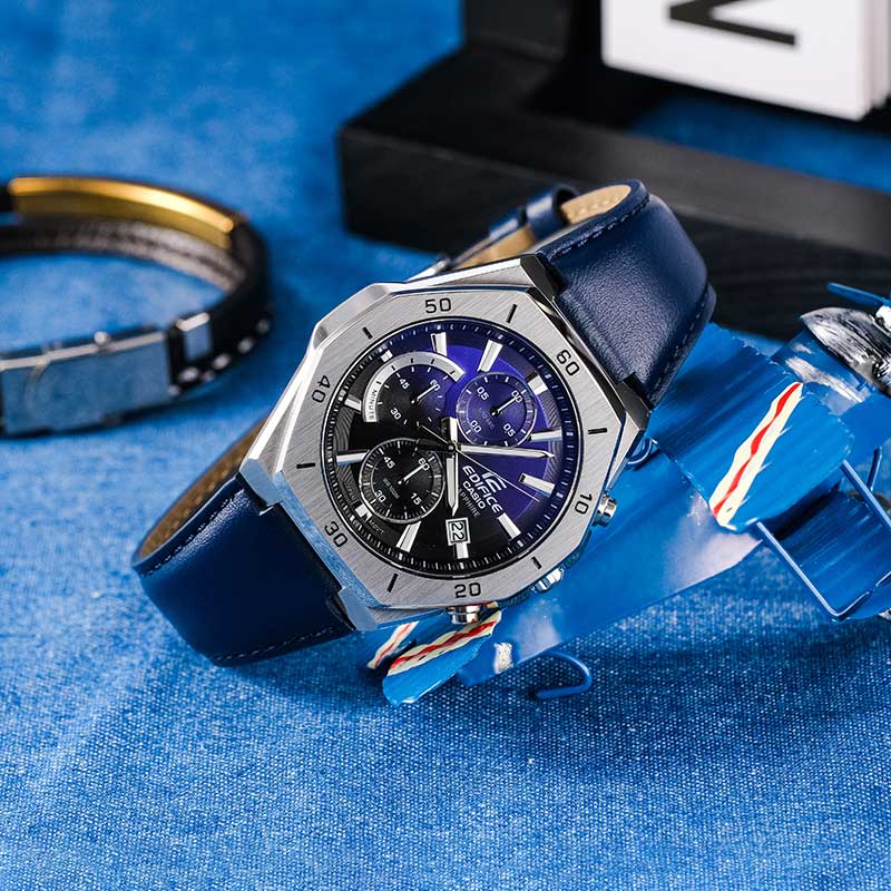 Casio Men EDIFICE Blue Watch EFB-680L-2AVUPR