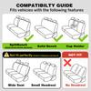 Car Seat Cover Full Set Cloth Universal Polyester Breathable Washable Suitable For Car Truck Van Suv Car Accessories