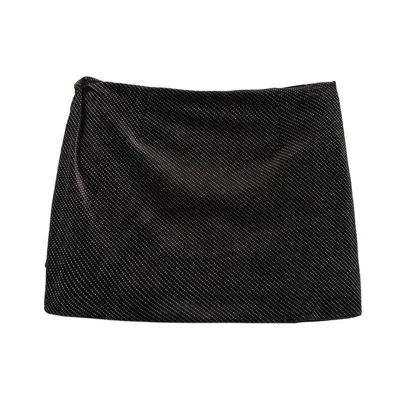 Jnleaog New Fall Women's Clothing Fashion French Style Design Fashion Bright Velvet Culottes 0020609