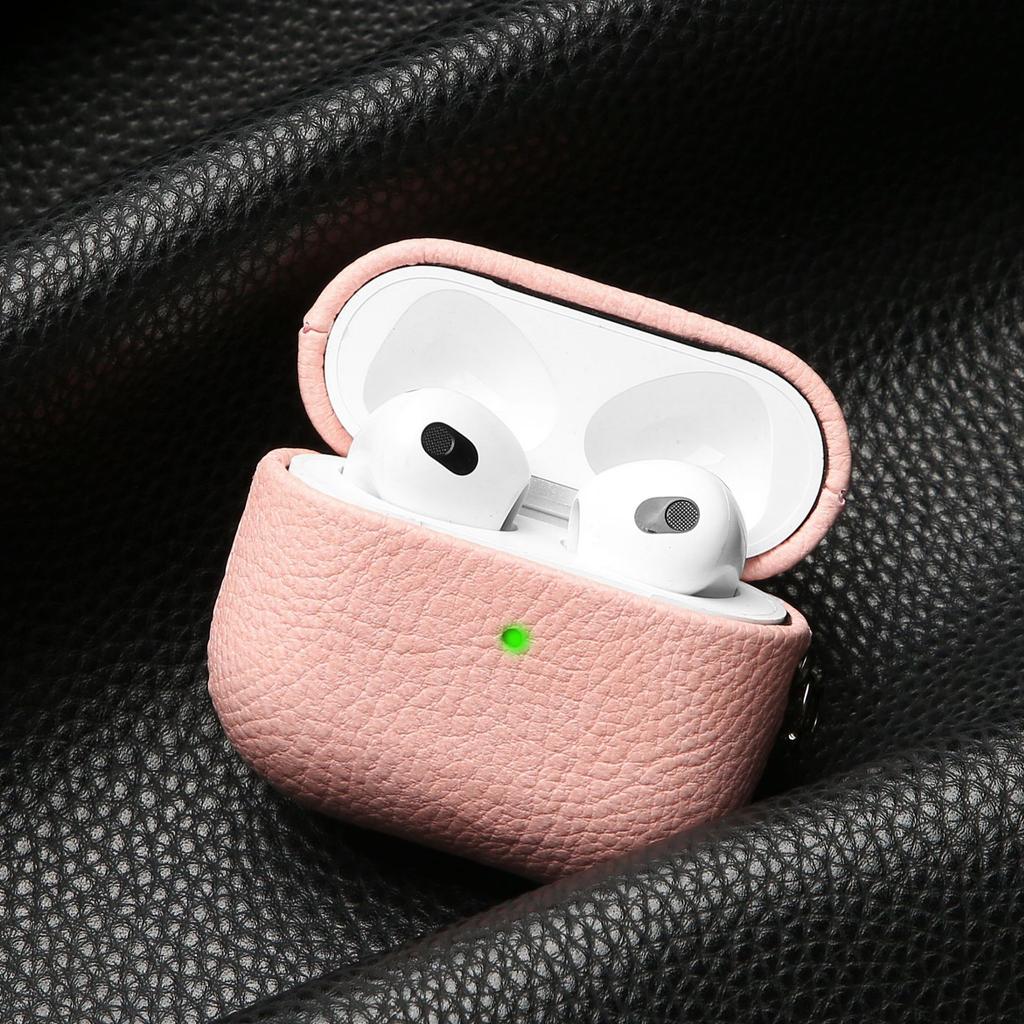 Geeignet für Airpodspro3 Bluetooth Headset Schutzhülle Airpodspro2 Litschi-Muster Schutzhülle