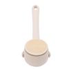 4 In 1 Electric Body Brush 2 Speeds Rechargeable Automatic Dual Handle Back Scrubber for Exfoliating Shower Beige