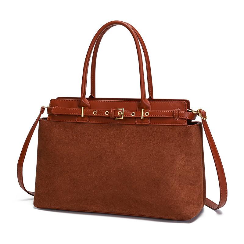 Nouveau sac cabas simple et élégant pour femmes, sac à bandoulière tendance de grande capacité, sac à main rétro pour navetteur, sac messager