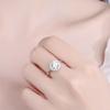New 2ct Moissanite Ring 925 Silver Classic for Women Wedding Jewelry Engagement Charm Party Fashion Top Quality Ring