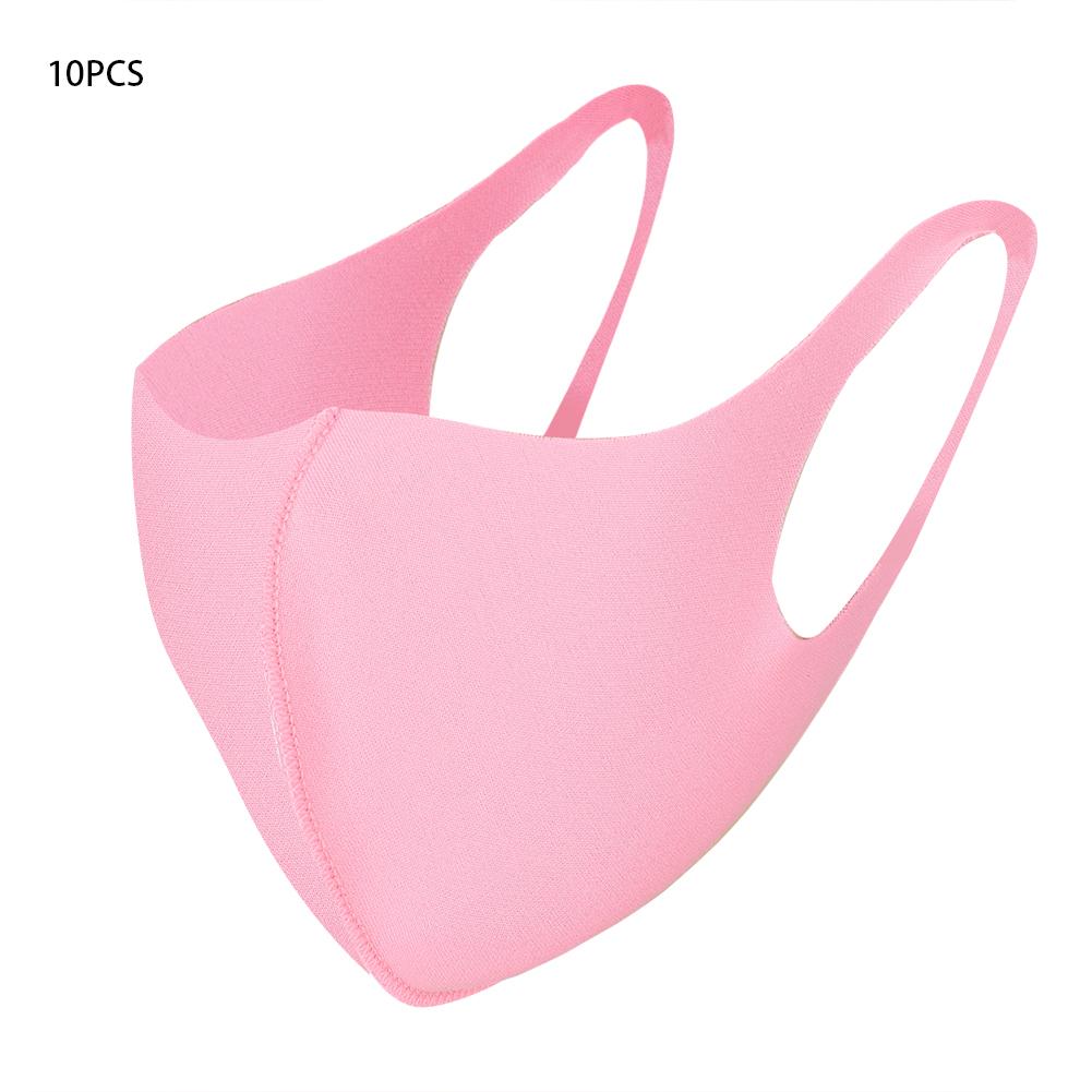 10pcs Reusable Mouth Muffle Dust Proof Sun Block Breathable Mouth Guard