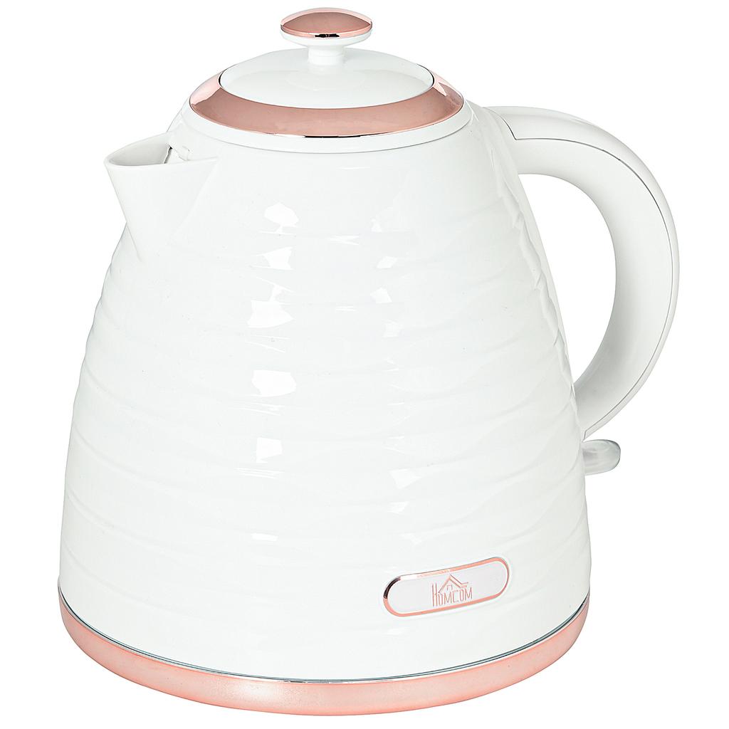 Electric kettle, 1.7L, 2.2kW, quick-boil function with removable washable anti-scale filter