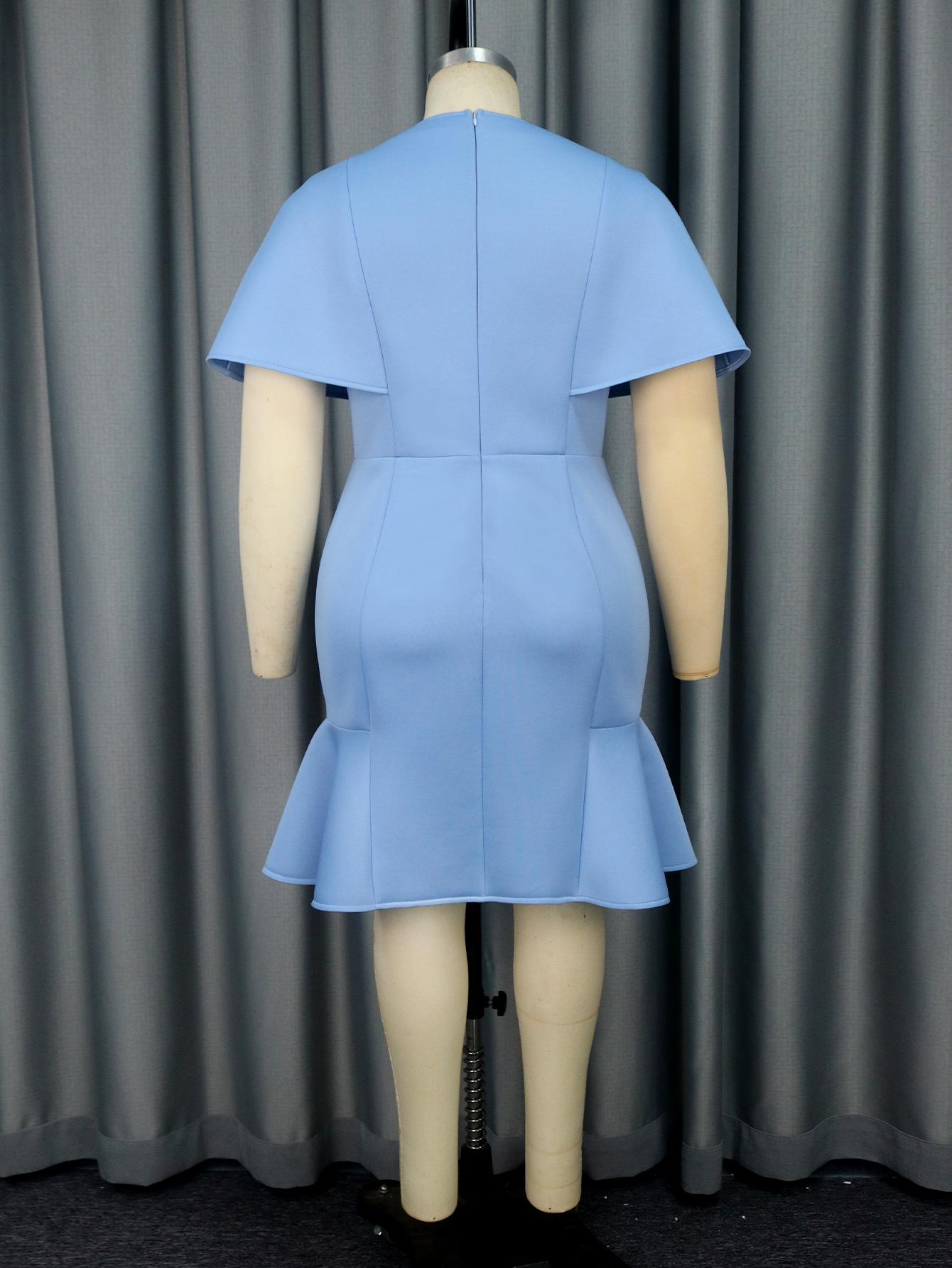 AOMEI синие облегающие вечерние платья для женщин — фото 5