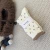 Ji'Ao Velvet Socks Warm Heat Storage Thickened Home Socks Cute Polka Dot Medium Tube Socks Fluffy Socks