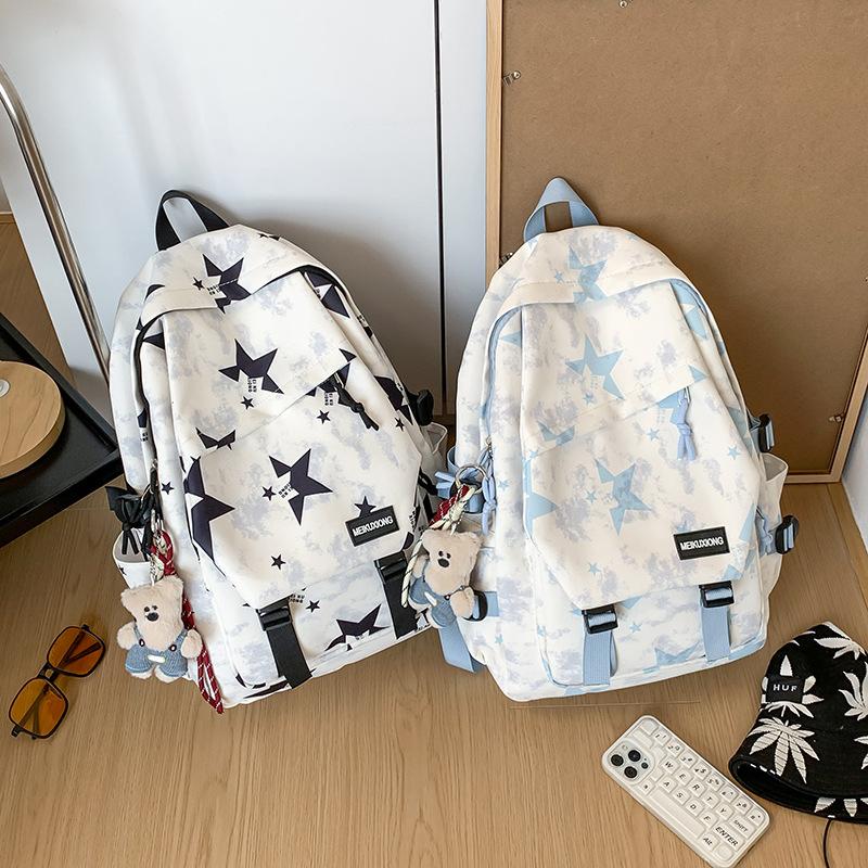 Schoolbag, Japanese-style Instagram backpack, backpack for girls, cute and sweet for middle and high school students, large capacity fresh backpack