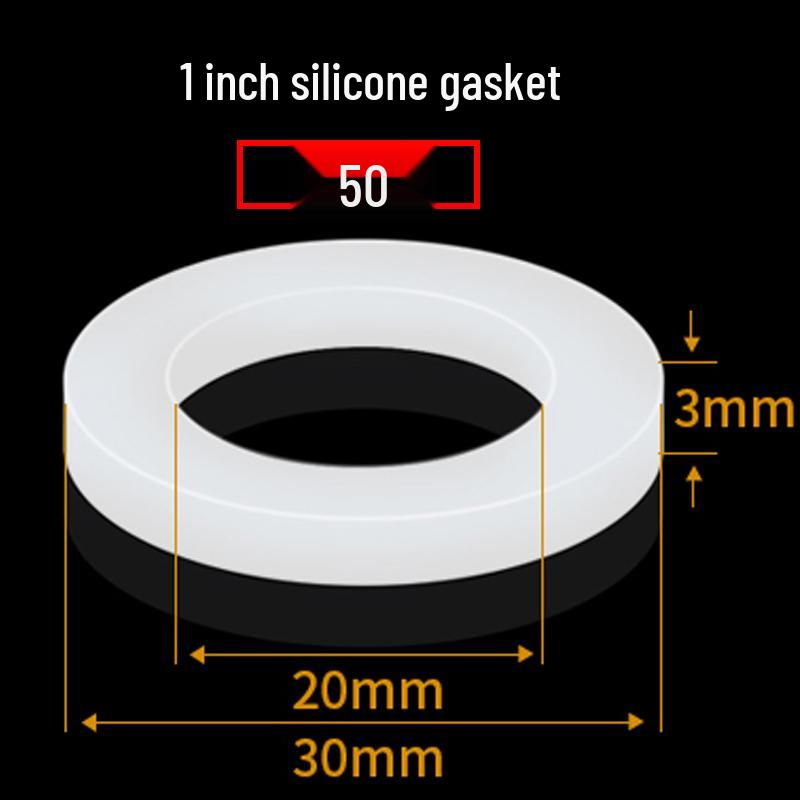 Silicone Rubber Washer for Shower Head 4-Inch Hose Seal Filter