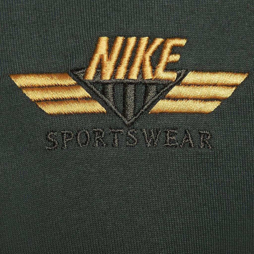Nike Air Max 90 Letter Embroidery Casual Pullover Short Sleeve T-Shirt Men Tops Midnight-Green HF4475-341