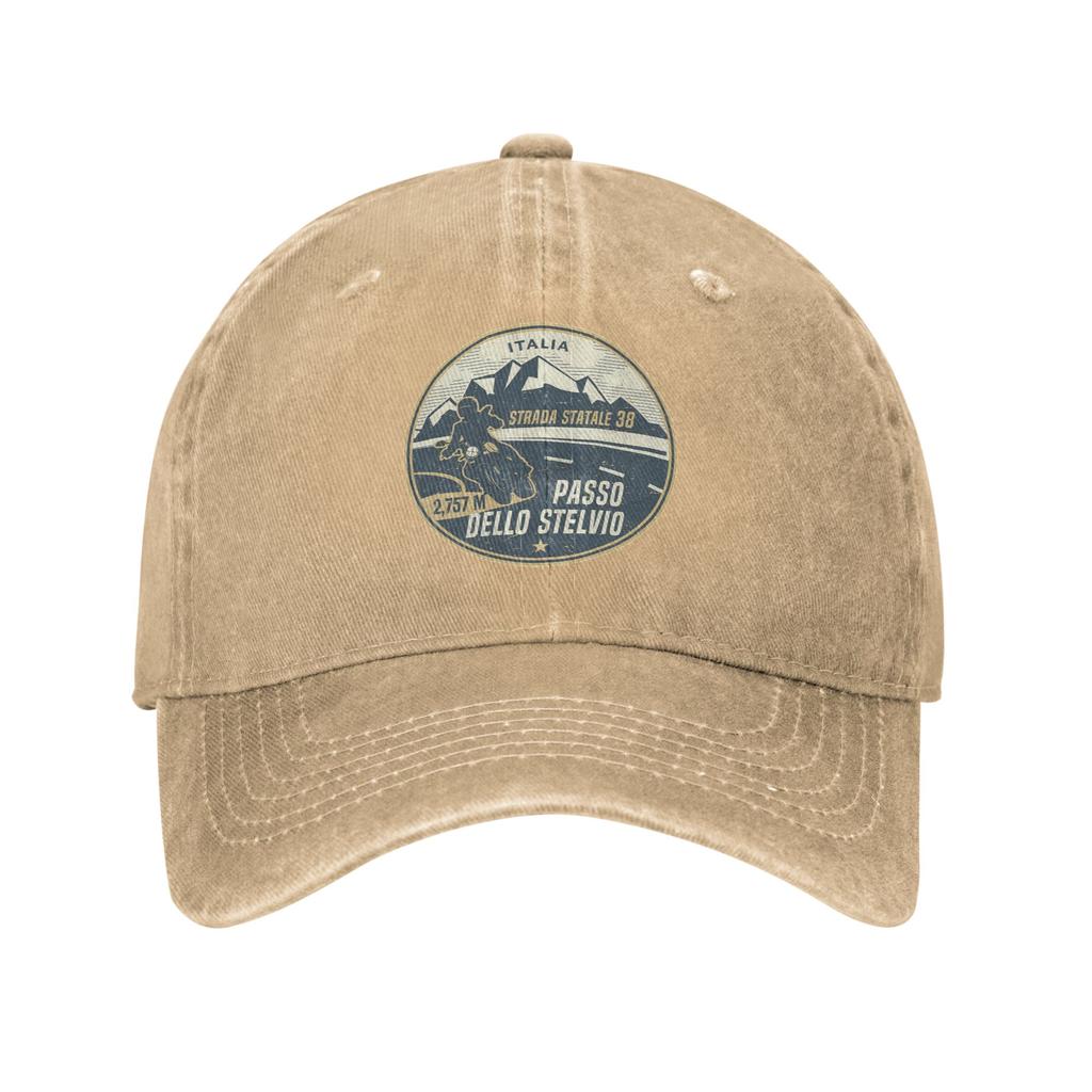 Stelvio Pass, Italy Denim Cap Casual Baseball Caps Adjustable Hat Summer Unisex Baseball Hats