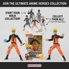 Naruto Shippuden Anime Heroes Action Figure - 6.5" (17cm) Uzumaki Naruto Collectible Toy with Rasengan Effect