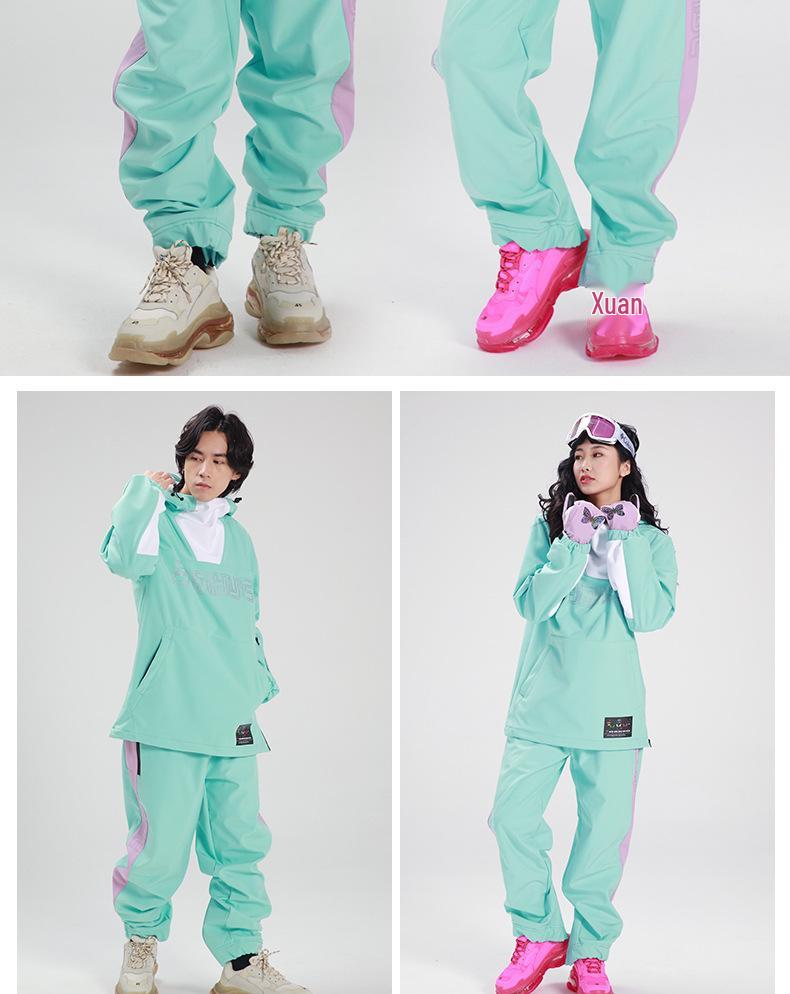 2023 Winter Ski Suit Set: Windproof, Waterproof, Thickened Warmth for Men & Women