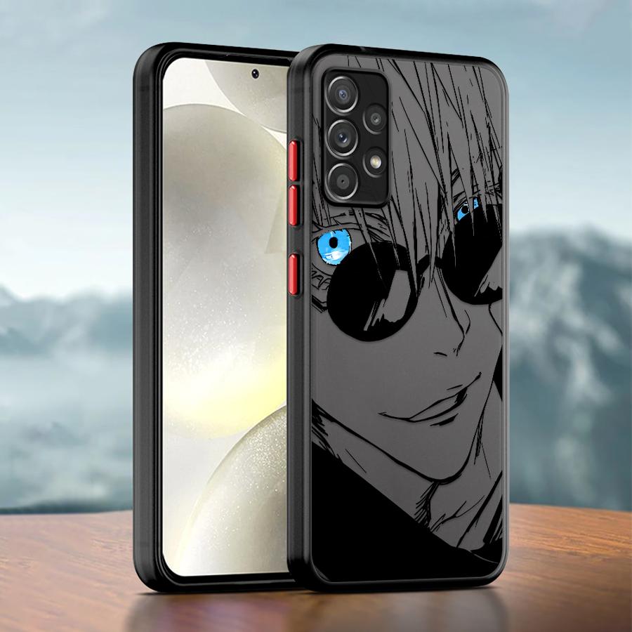 Pouzdro Anime Sukuna Jujutsus Kaisen Soft Edge pro Samsung Galaxy A23 A32 A15 A52 A16 A33 A54 A22 A73 A24 A34 A53 A21s A72 A25 A31