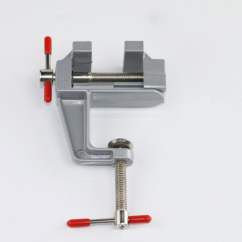 360 Degree Rotation Mini Table Clamp Portable Work Bench Vise Small Vice Holder For Sanding Grinding Detailing Drilling Jewelry