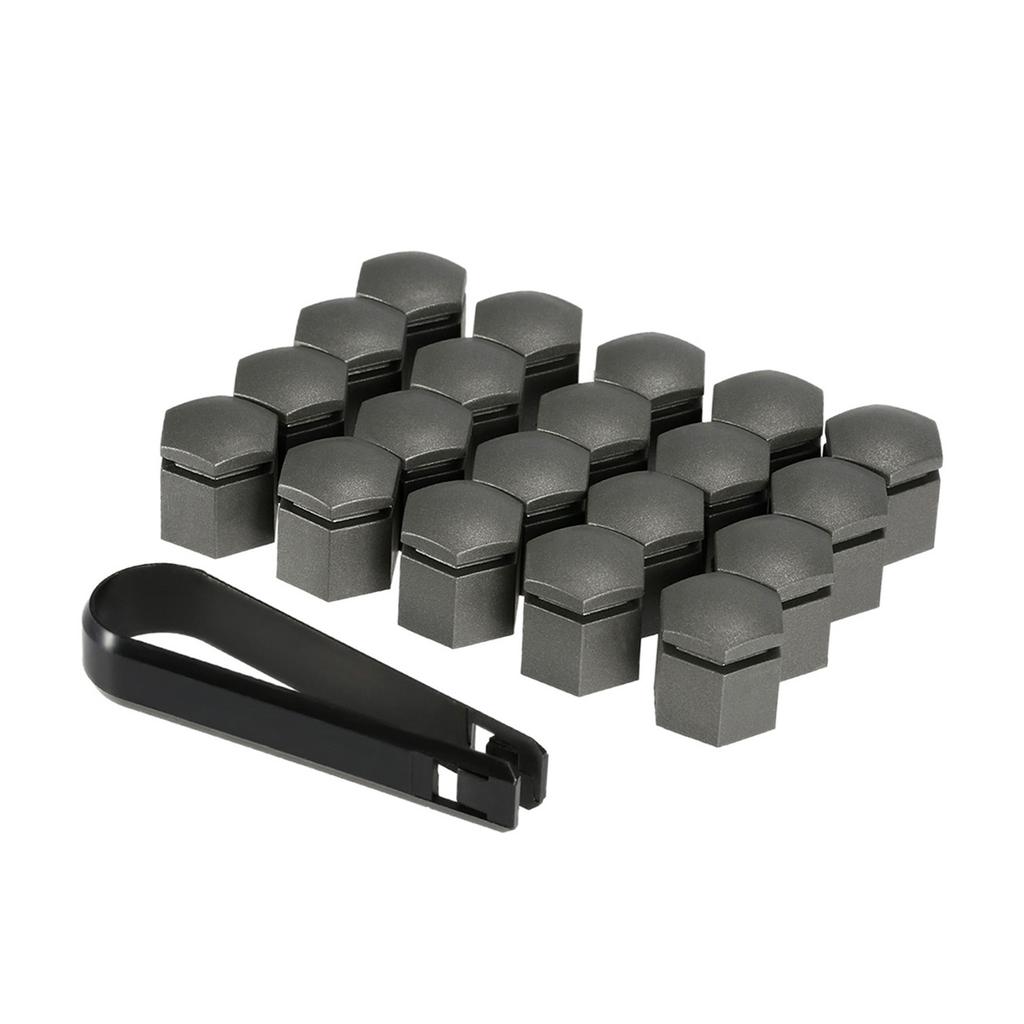 20Pcs 19MM Gray Car Wheel Nut Cover Bolt Cap Replacement for Vauxhall Opel