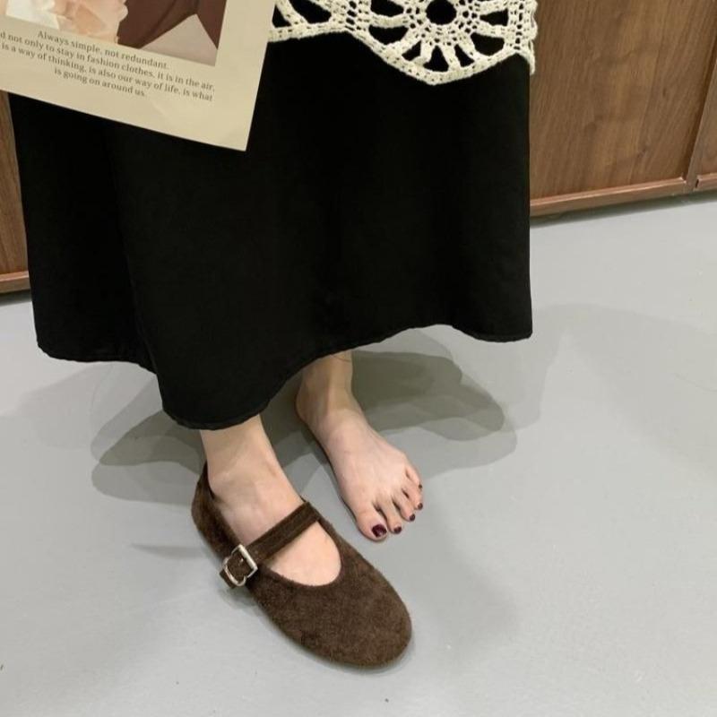 

Мода Новый Стиль Мода Женские Балетки Ретро Красный Двойная Пряжка Украшение Повседневные Высокое Качество Большой Размер Женские Туфли Мэри Джейн 38 кофейный