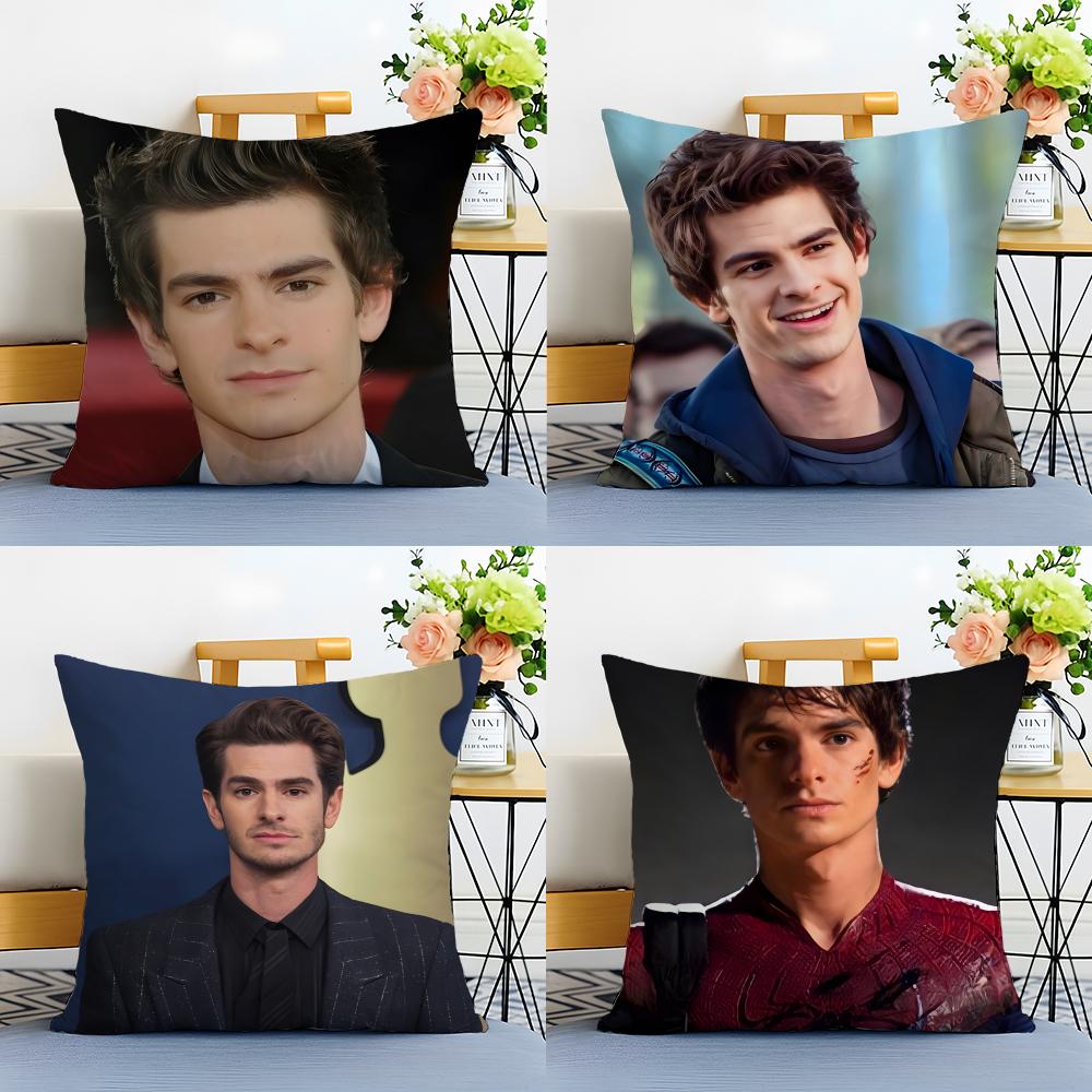 Fit for American Casual Minimal AAndrew Garfield Cushion Cover Linen Pillowcase Soft for Sofa Bed Home Room Decor