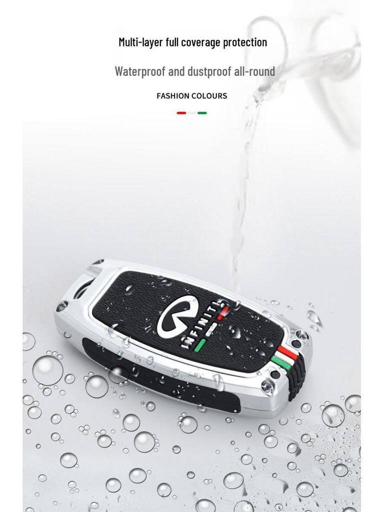 Infiniti Schlüsselhülle: Kompatibel mit Q50L, Q70, QX50, QX60, FX35 - Metallgehäuse & Schlüsseltasche