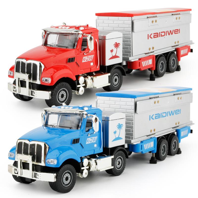 1:50 Diecast Model Truck Toys Transforming Rv Motor Home Caravan Replica Large Van Recreational Vehicle P236