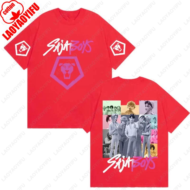 Kpop Saja Boys Lovci démonů 2025 Film Grafická bavlněná trička Pánská Dámská Estetická móda Vtipná trička Ležérní Hip hop Populární topy