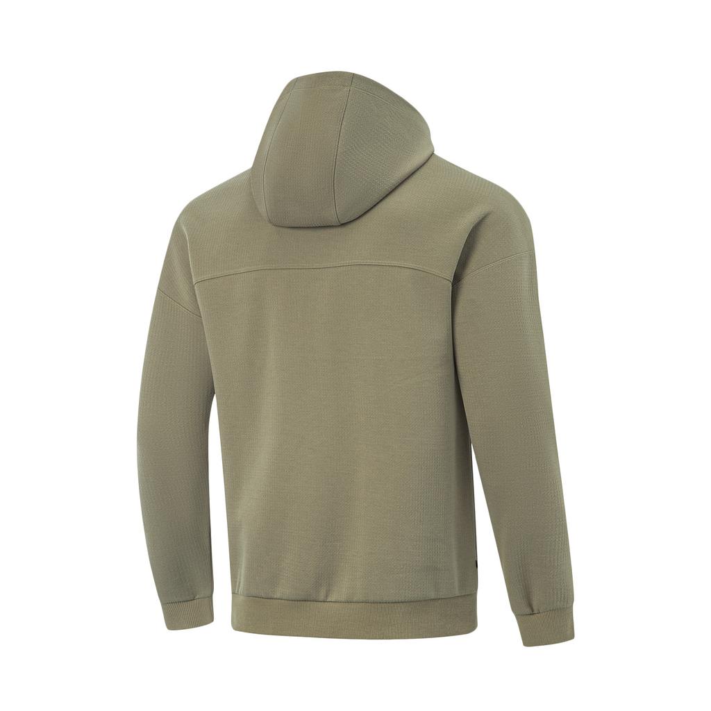 Li Ning JB Series Loose Fit Long Sleeve Hooded Letter Logo Sweatshirt Men sweatshirt AWDV543-3